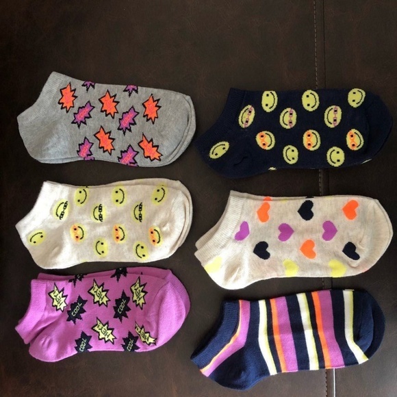 Old Navy Ankle Socks 6-Pack for Girls Fashion New - Picture 1 of 4